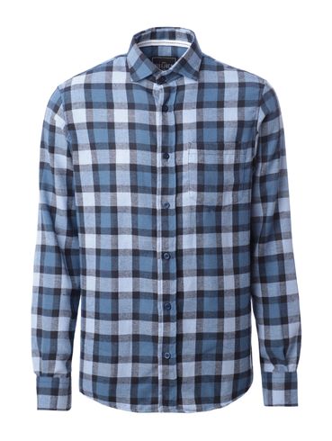 Camisa Manga Longa Masculina AZUL