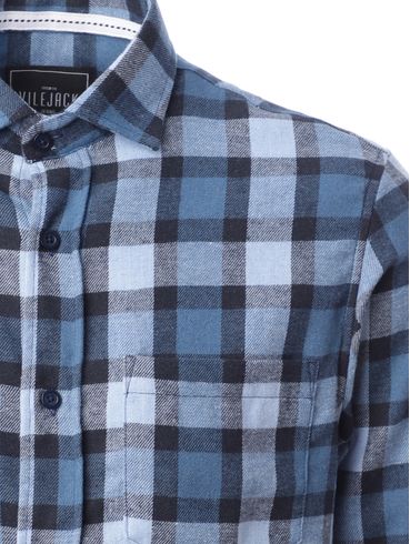 Camisa Manga Longa Masculina AZUL