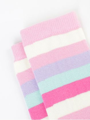 Meia Infantil Para Menina - MULTICOLORIDO