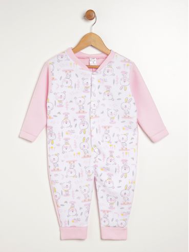 Pijama Soft Infantil Para Menina - ROSA CLARO