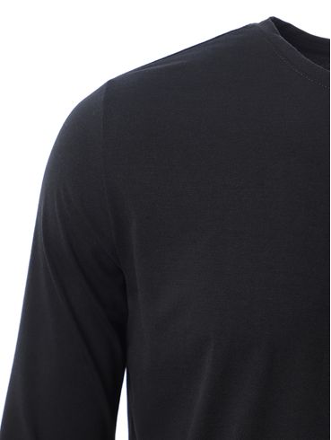 Camiseta Manga Longa Elétron Masculina PRETO