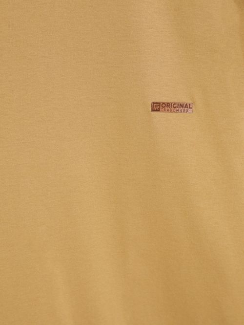 Camiseta Manga Longa Plus Size Masculina CARAMELO