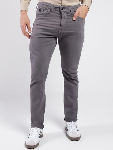 Calça Slim Sarja Masculina CHUMBO