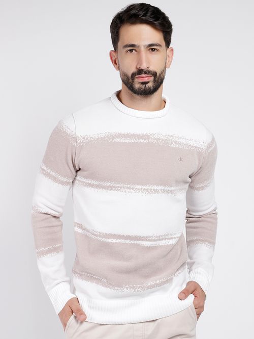 Blusão de Tricot Masculino BRANCO