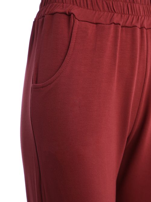 Calça Moletinho Jogger Feminina VERMELHO
