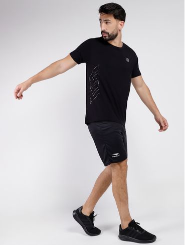 Camiseta Esportiva Masculina PRETO