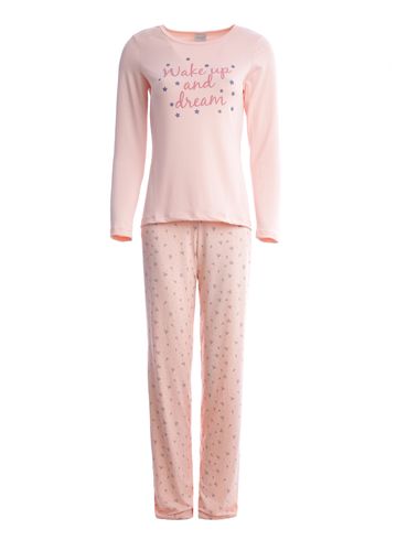 Pijama Longo Feminino ROSA CLARO