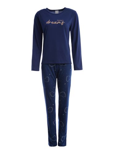 Pijama Longo Feminino MARINHO