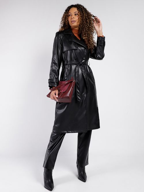 Calça Pu Reta Feminina PRETO