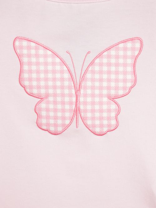 Blusa Manga Longa Infantil Para Menina - ROSA CLARO