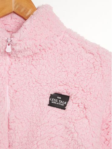 Jaqueta Moletom Juvenil Para Menina - ROSA