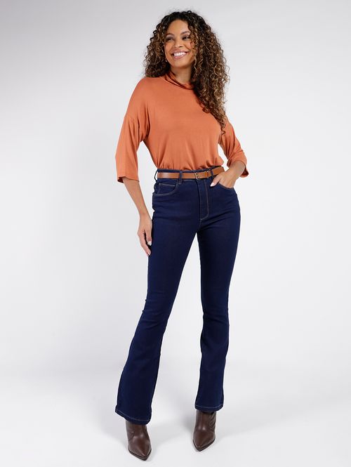 Blusa Manga 3/4 Feminina TELHA