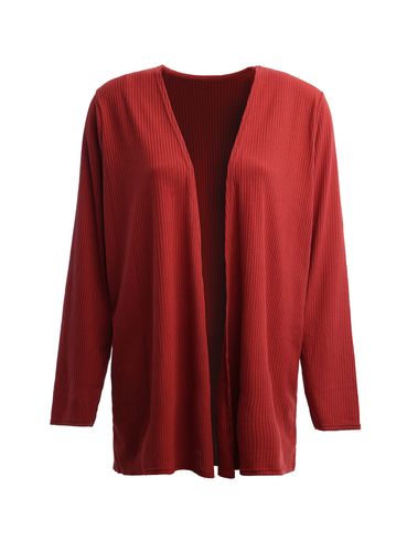 Cardigan Canelado Feminino TELHA