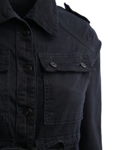 Jaqueta Parka Sarja Feminina PRETO
