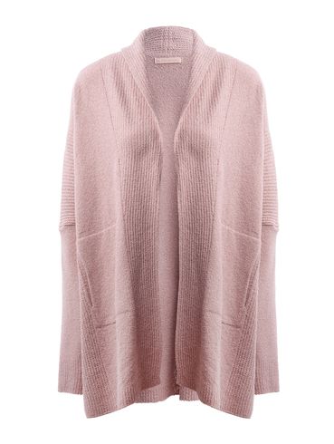Cardigan de Tricot Alongado Feminino ROSA