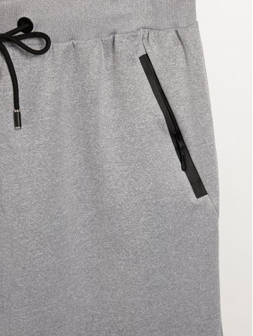 Calça Esportiva Plus Size Masculina CINZA CLARO