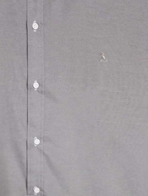 Camisa Manga Longa Plus Size Masculina CINZA