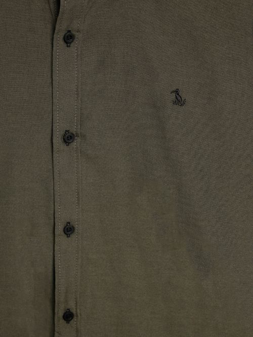 Camisa Manga Longa Plus Size Masculina VERDE