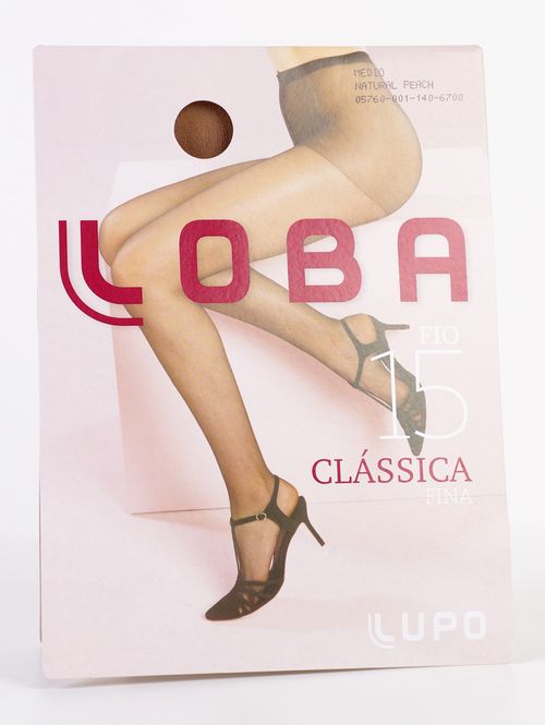 Meia-Calça Clássica Fio 15 Lupo Feminina NATURAL