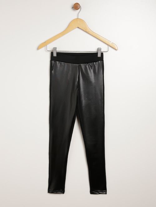 Calça Cirrê Juvenil Para Menina - PRETO