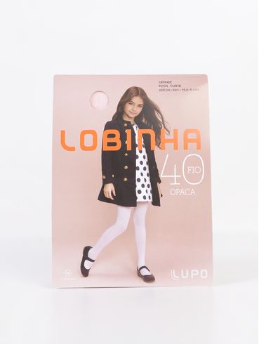 Meia - Calça Fio 40 Juvenil Para Menina - ROSA