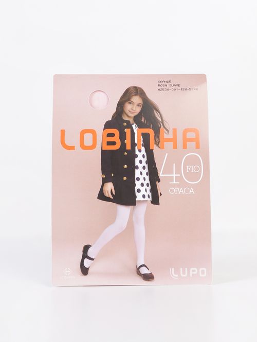 Meia - Calça Fio 40 Juvenil Para Menina - ROSA