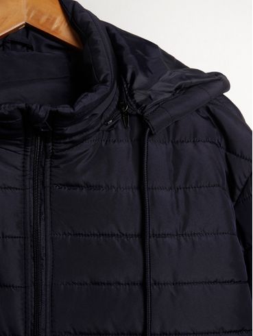 Jaqueta com Capuz Plus Size Masculina MARINHO