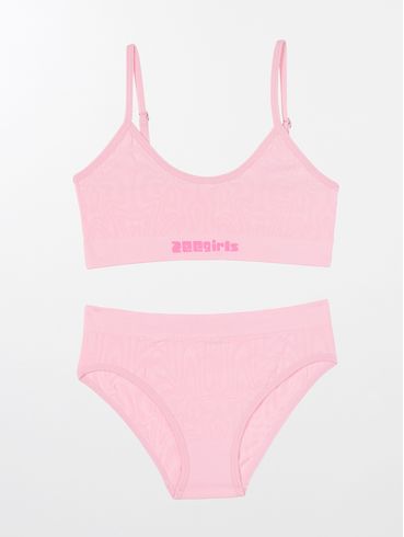 Conjunto Infantil Para Menina - ROSA CLARO