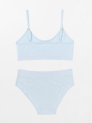 Conjunto Infantil Para Menina - AZUL CLARO