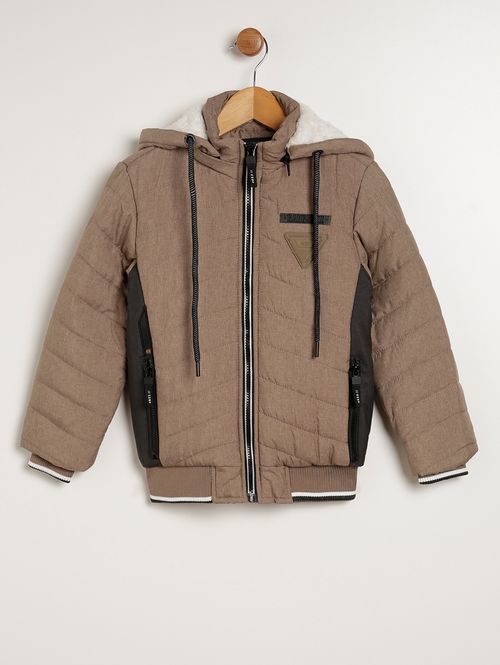 Jaqueta Gangster Infantil Para Menino - MARROM