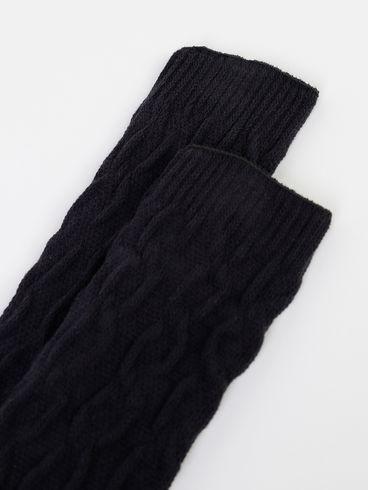 Meia Aeróbica Feminina Preto