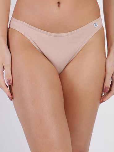 Kit com 03 Calcinhas DelRio Feminina BEGE/ROSA/MARROM