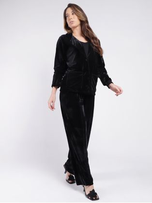 Blazer Veludo Feminino PRETO