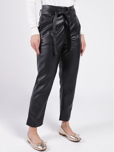Calça com Cinto Autentique Feminina PRETO