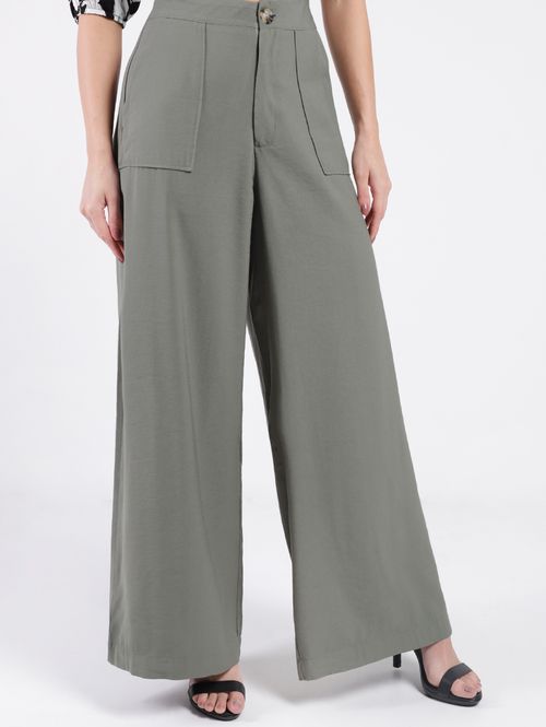 Calça Wide Leg Autentique Feminina VERDE