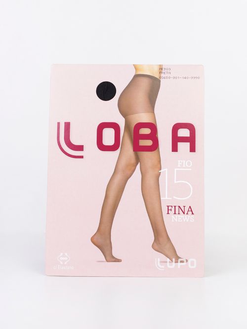 Meia-Calça Fio 15 Lupo Feminina Preto