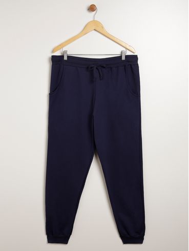Calça Moletom Plus Size Masculina MARINHO