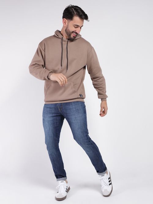 Moletom com Capuz Vels Masculino CAQUI