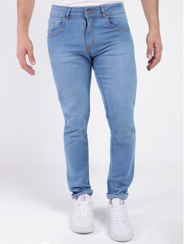 Calça Jeans Skinny Masculina AZUL