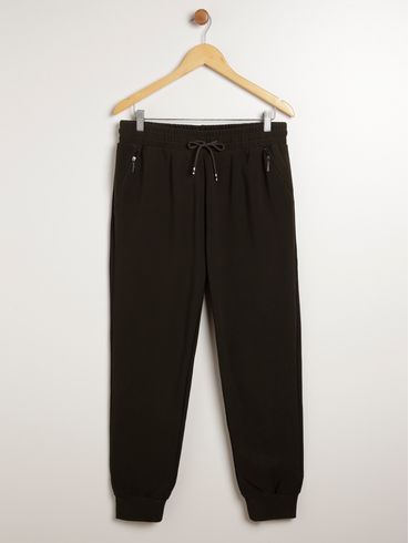 Calça Moletom Jogger Plus Size Feminina VERDE