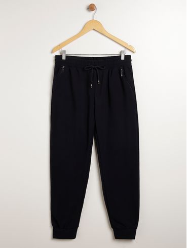 Calça Moletom Jogger Plus Size Feminina MARINHO