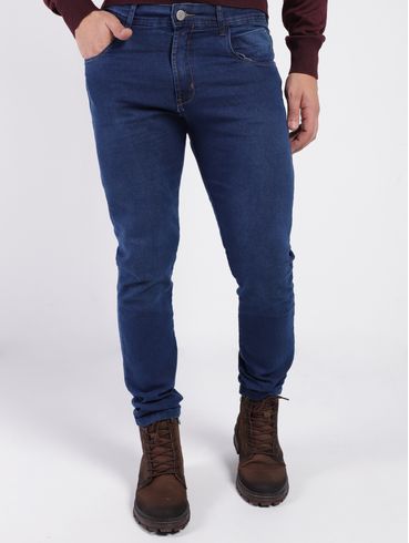 Calça Jeans Skinny Masculina AZUL