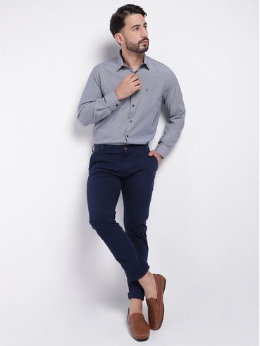 Camisa Manga Longa Elétron Masculina MARINHO