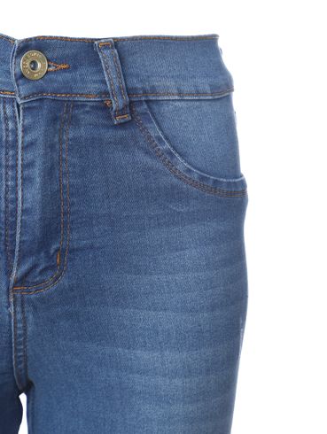 Calça Jeans Cigarrete Pisom Feminina AZUL