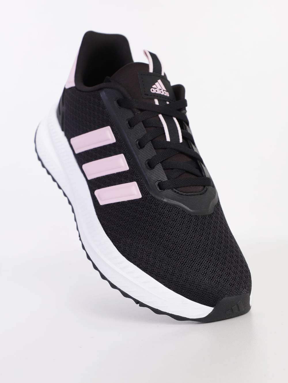 Tenis adidas preto com bico fashion branco