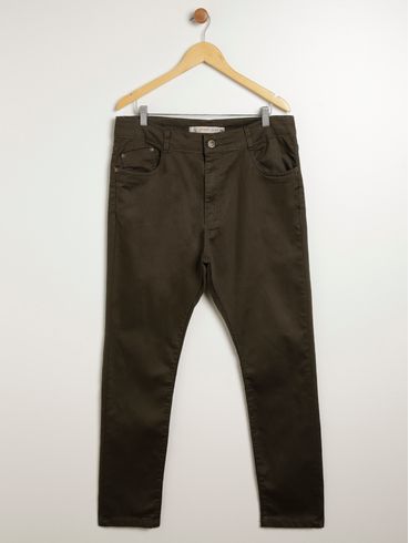 Calça Sarja Plus Size Masculina VERDE