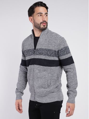 Cardigan Elétron Masculino CINZA