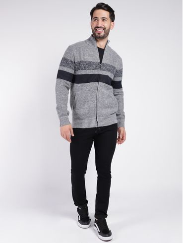 Cardigan Elétron Masculino CINZA