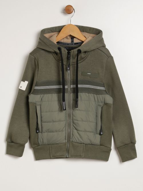 Jaqueta Gangster Infantil Para Menino - VERDE