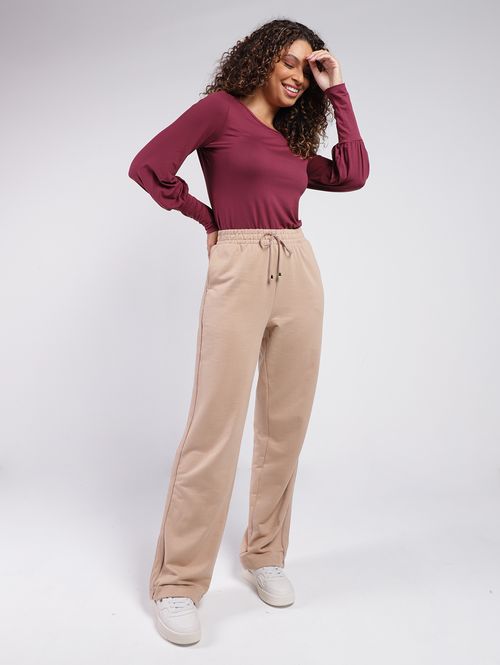 Blusa Manga Bufante Feminina BORDO